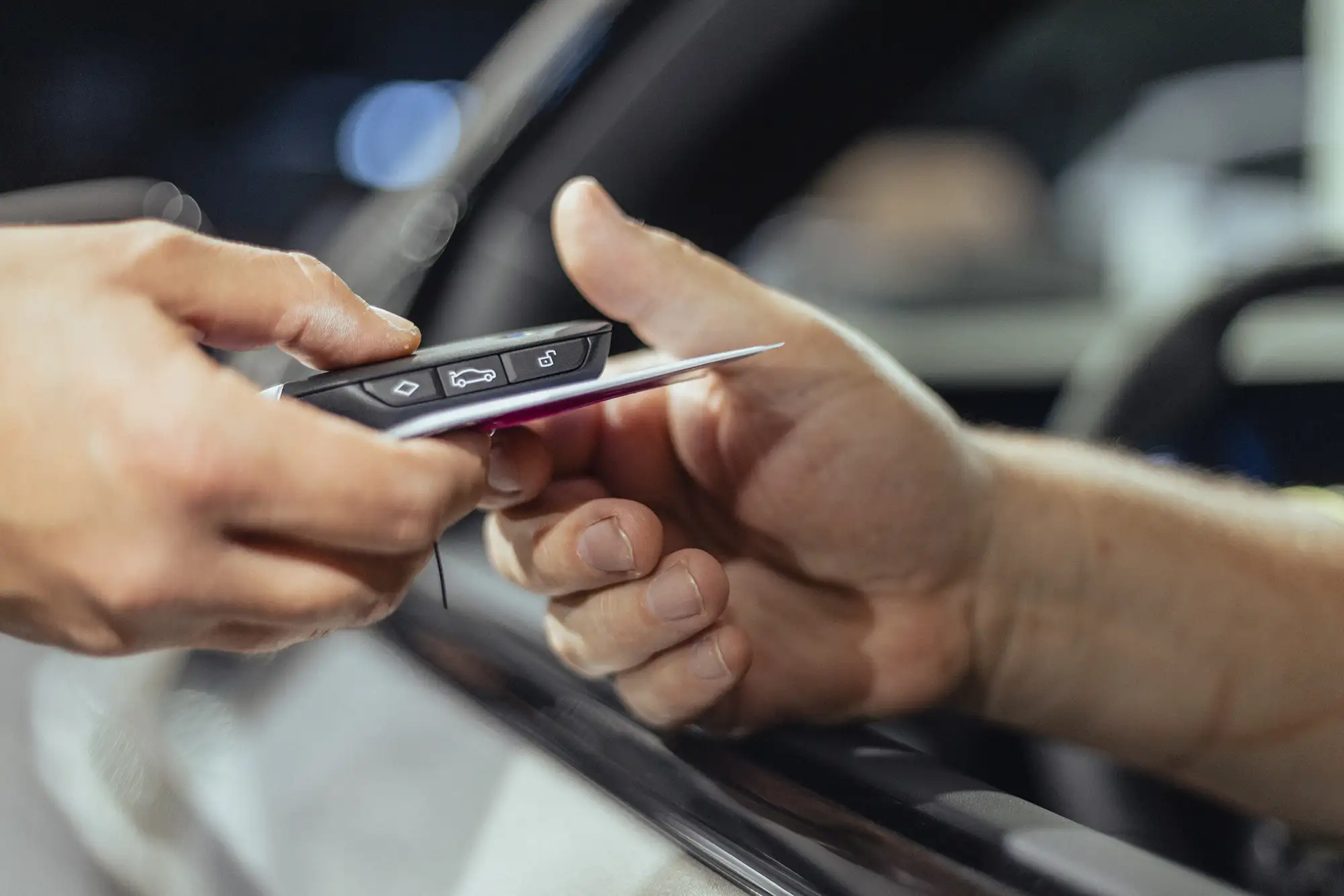 Fahrzeugübergabe bei KKD Essen